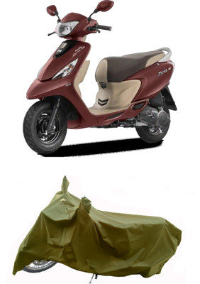 Wegather Two Wheeler Cover for TVS(Scooty Zest BS6, Green)