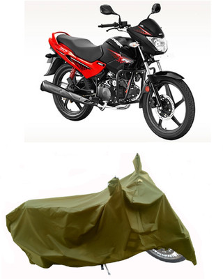 Wegather Two Wheeler Cover for Hero(Glamour Programmed FI BS6, Green)