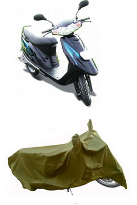 Wegather Two Wheeler Cover for TVS(Teenz, Green)