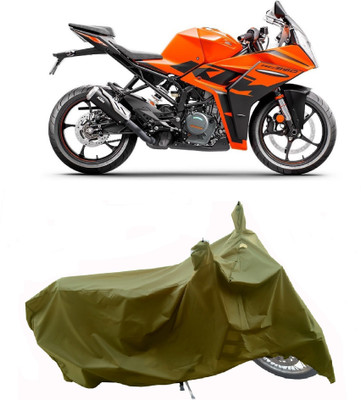 Wegather Two Wheeler Cover for KTM(RC 390, Green)