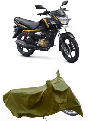 Wegather Two Wheeler Cover for TVS(Victor Premium BS6, Green)
