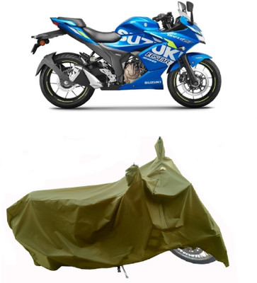Wegather Two Wheeler Cover for Suzuki(Gixxer SF 250, Green)