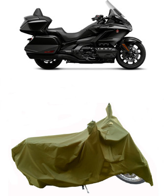 Wegather Two Wheeler Cover for Honda(Gold Wing, Green)