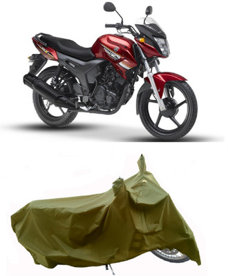 Wegather Two Wheeler Cover for Yamaha(SZ X, Green)