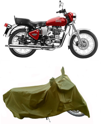 Wegather Two Wheeler Cover for Royal Enfield(Electra 4S, Green)