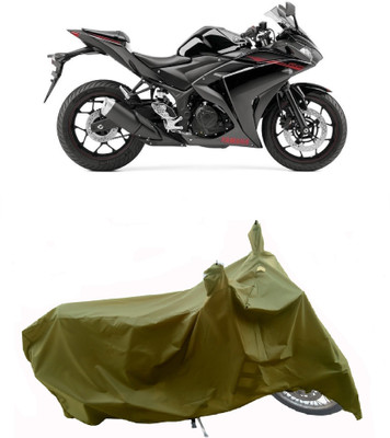 Wegather Two Wheeler Cover for Yamaha(YZF R25, Green)