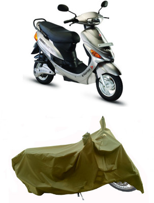 Wegather Two Wheeler Cover for Hero Electric(Electric E-Sprint, Green)