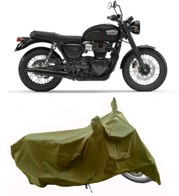 Wegather Two Wheeler Cover for Triumph(Bonneville T100, Green)