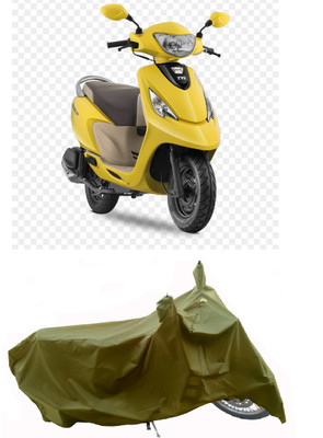 Wegather Two Wheeler Cover for TVS(Zest 110, Green)