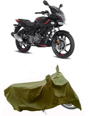 Wegather Two Wheeler Cover for Bajaj(Pulsar 180F, Green)