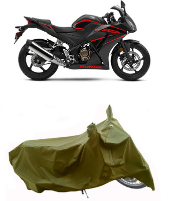 Wegather Two Wheeler Cover for Honda(CBR300R, Green)