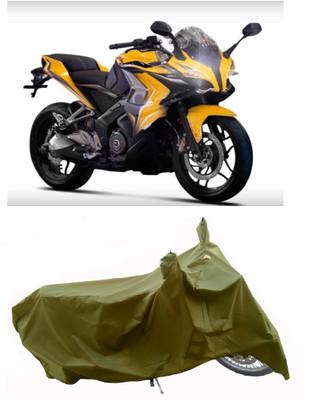 Wegather Two Wheeler Cover for Bajaj(Pulsar SS400, Green)