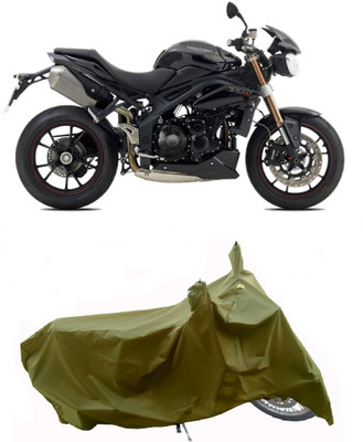 Wegather Two Wheeler Cover for Triumph(Speed Triple, Green)