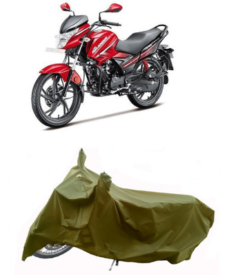 Wegather Two Wheeler Cover for Hero(Glamour i3s, Green)