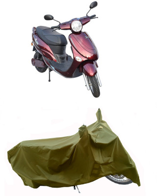 Wegather Two Wheeler Cover for Avon(E Star BS6, Green)