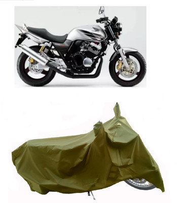 Wegather Two Wheeler Cover for Honda(CB 400, Green)