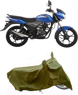 Wegather Two Wheeler Cover for Bajaj(Discover 110, Green)