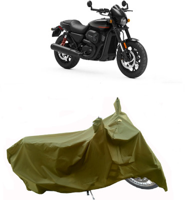 Wegather Two Wheeler Cover for Harley Davidson(Street Rod, Green)