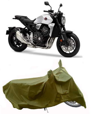 Wegather Two Wheeler Cover for Honda(CB 1000R, Green)