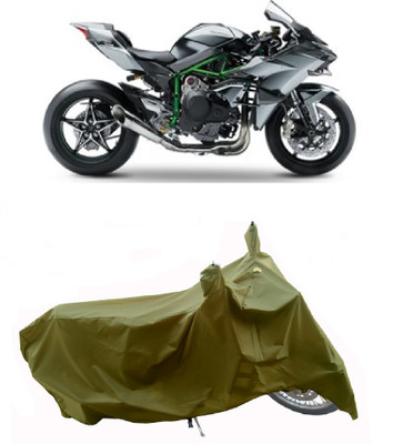 Wegather Two Wheeler Cover for Kawasaki(Ninja H2, Green)