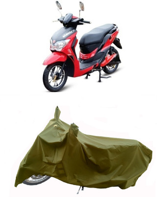 Wegather Two Wheeler Cover for Hero Electric(Electric Dash BS6, Green)