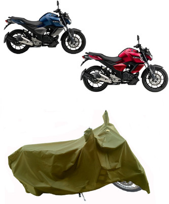 Wegather Two Wheeler Cover for Yamaha(FZS-FI V3 BS6, Green)