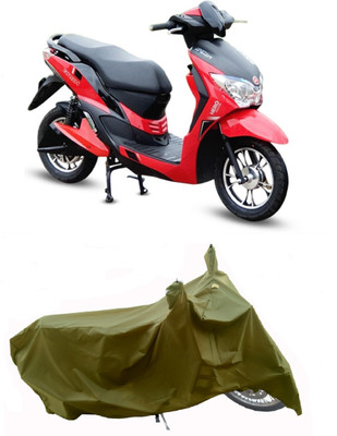 Wegather Two Wheeler Cover for Hero Electric(Electric Dash, Green)