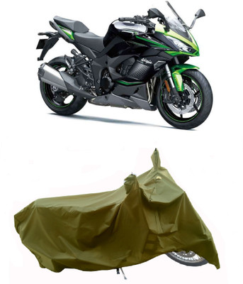 Wegather Two Wheeler Cover for Kawasaki(Ninja 1000, Green)