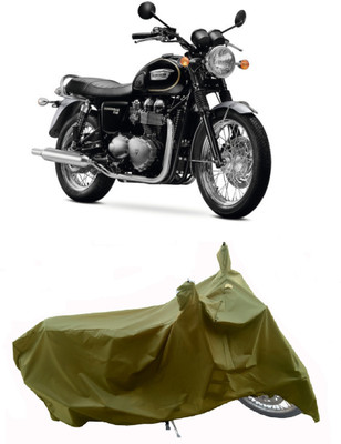 Wegather Two Wheeler Cover for Triumph(Bonneville T120 Black, Green)