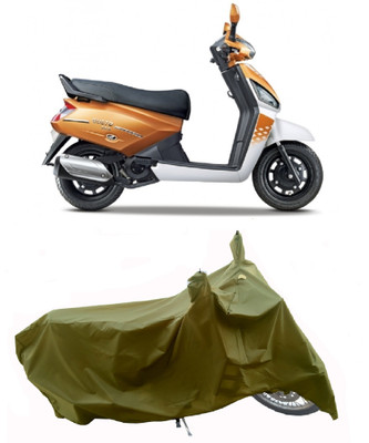 Wegather Two Wheeler Cover for Mahindra(Gusto 125, Green)