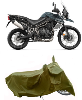 Wegather Two Wheeler Cover for Triumph(Tiger 800, Green)