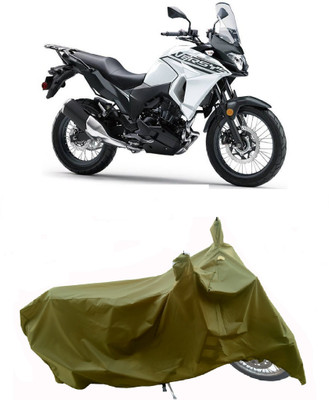 Wegather Two Wheeler Cover for Kawasaki(Versys X 300, Green)