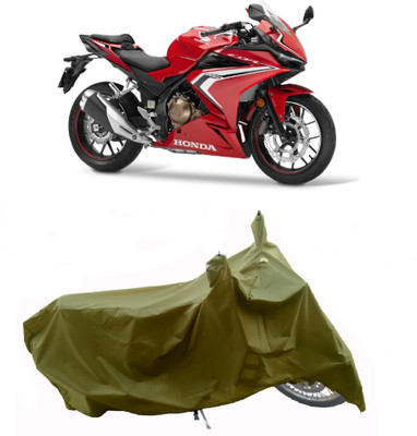 Wegather Two Wheeler Cover for Honda(CBR500R, Green)