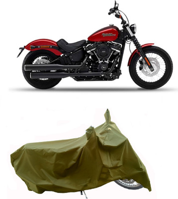 Wegather Two Wheeler Cover for Harley Davidson(Street Bob, Green)