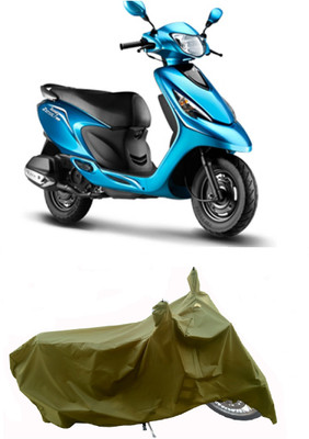 Wegather Two Wheeler Cover for TVS(Zest, Green)