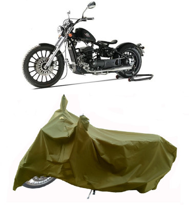 Wegather Two Wheeler Cover for Royal Enfield(Bobber 350, Green)