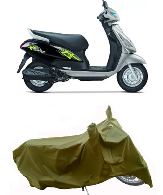 Wegather Two Wheeler Cover for Suzuki(Swish 125, Green)