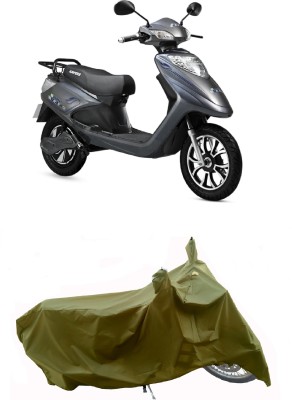 Wegather Two Wheeler Cover for Ampere(V 48 BS6, Green)