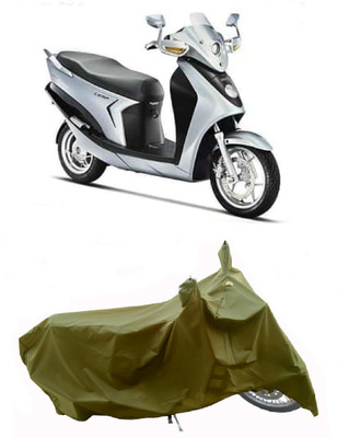 Wegather Two Wheeler Cover for Hero(Leap Hybrid SES, Green)