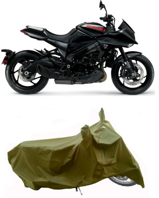 Wegather Two Wheeler Cover for Suzuki(Katana BS6, Green)