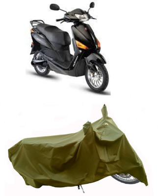 Wegather Two Wheeler Cover for Hero Electric(Electric Optima Plus BS6, Green)