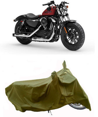 Wegather Two Wheeler Cover for Harley Davidson(Forty Eight, Green)