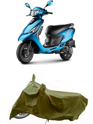 Wegather Two Wheeler Cover for TVS(Scooty Zest, Green)