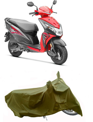 Wegather Two Wheeler Cover for Honda(Dio, Green)