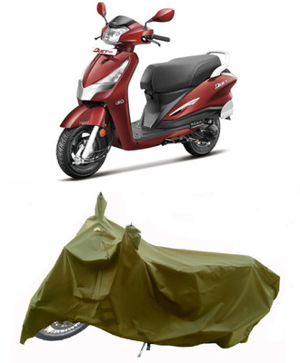 Wegather Two Wheeler Cover for Hero(Duet LX 110CC, Green)