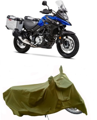 Wegather Two Wheeler Cover for Suzuki(V-Strom 650 XT, Green)