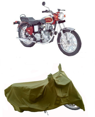 Wegather Two Wheeler Cover for Royal Enfield(Machismo 500, Green)