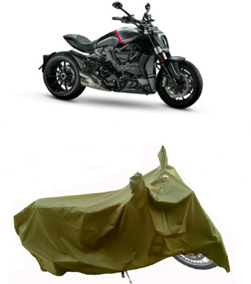 Wegather Two Wheeler Cover for Ducati(XDiavel, Green)