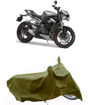 Wegather Two Wheeler Cover for Triumph(Street Triple RS BS6, Green)