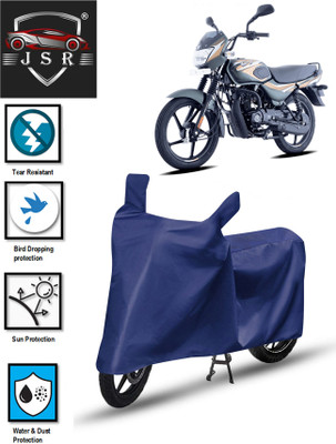 J S R Waterproof Two Wheeler Cover for Bajaj(CT100, Blue)